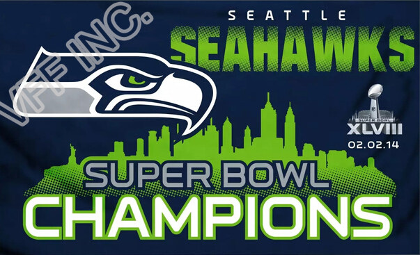 Foreign trade Seattle Seahawks fans outdoor flag NFL Seattle Seahawks fan Fran Flag-Taobao