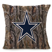 American olive team Cowboy team flag bar decoration NFL pillow Fan gift gift DIY team pillow