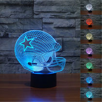 Foreign trade Dallas Cowboys 3D Night Light Dallas Cowboys 3D Night Light
