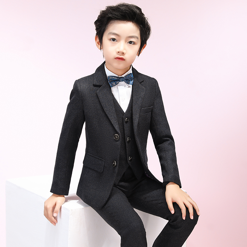 Children's suit baby suit jacket boy small suit child wedding flower girl small dress 2020 new autumn clothes