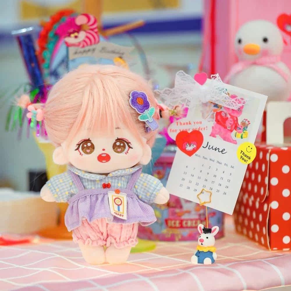 棉花娃娃/毛绒玩具娃衣 棉花娃娃桃桃裸娃羽天使套装衣服女官方正版超便宜无属性20cm娃衣 OTHER