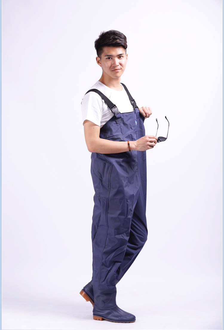 Vận chuyển Jiang Taigong quần nước không thấm nước quần cá quần dày đào phù hợp với bắt cá quần Xiêm áo mưa mưa khởi động mưa quần —