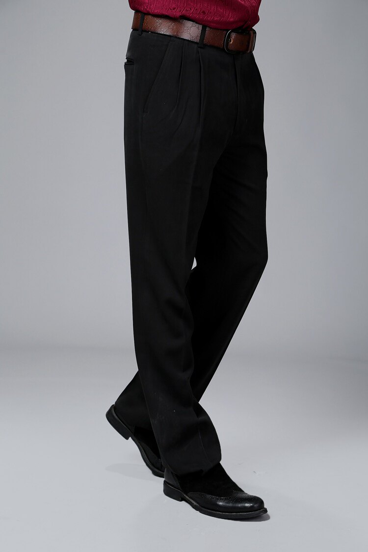 Pantalon droit en soie pour automne - Ref 1470561 Image 12