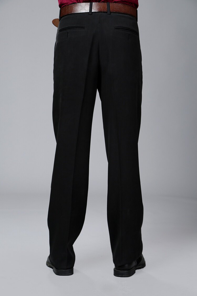 Pantalon droit en soie pour automne - Ref 1470561 Image 13