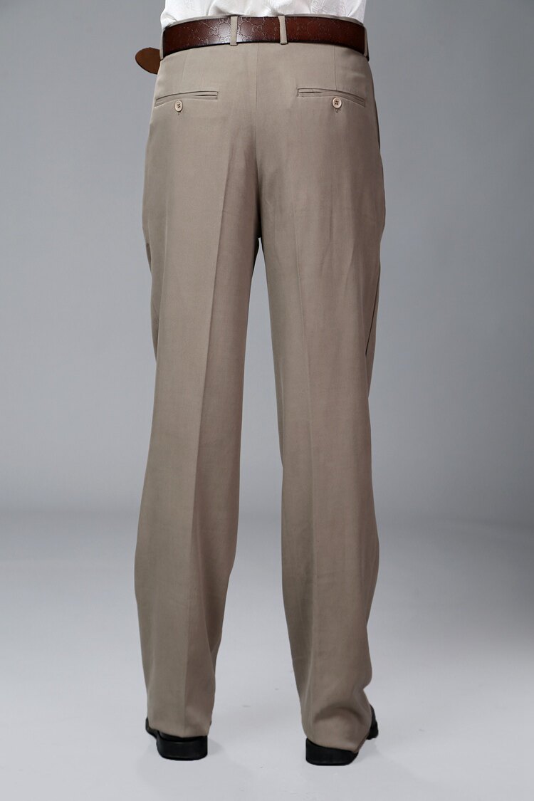 Pantalon droit en soie pour automne - Ref 1470561 Image 20