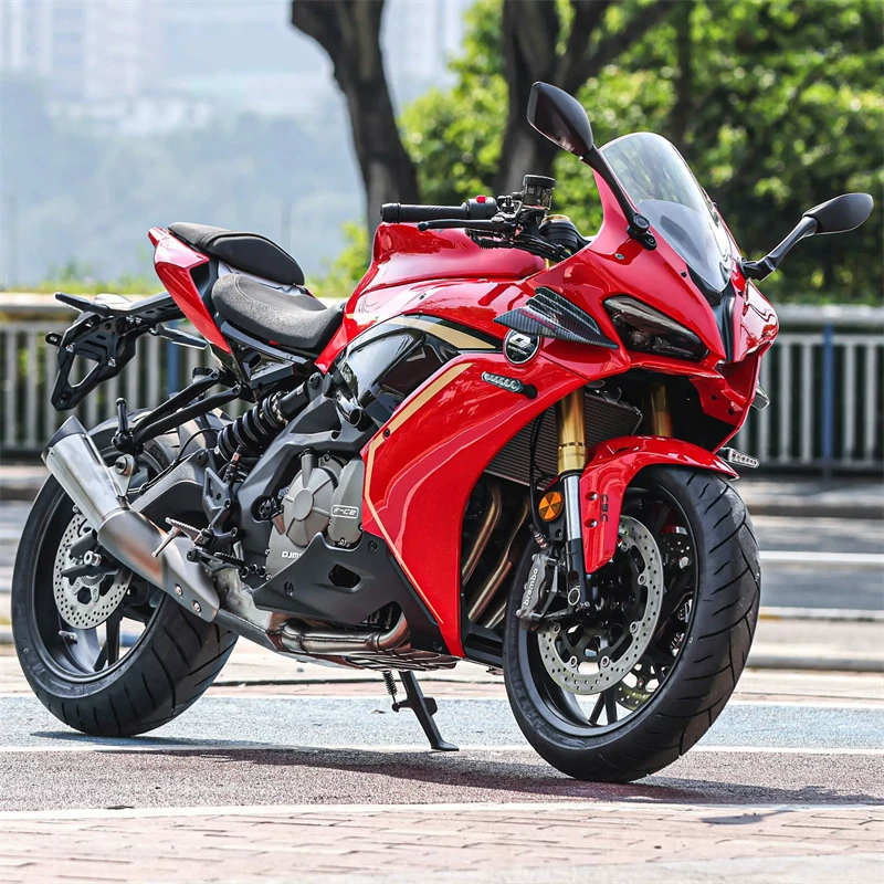 Qianjiang QJ раса 600RS четырехцилиндровый водяного охлаждения тяжелый мотоцикл гонка 450 двухцилиндровый водяного охлаждения спортивный автомобиль дорожная гонка имитационная гонка мотоцикл