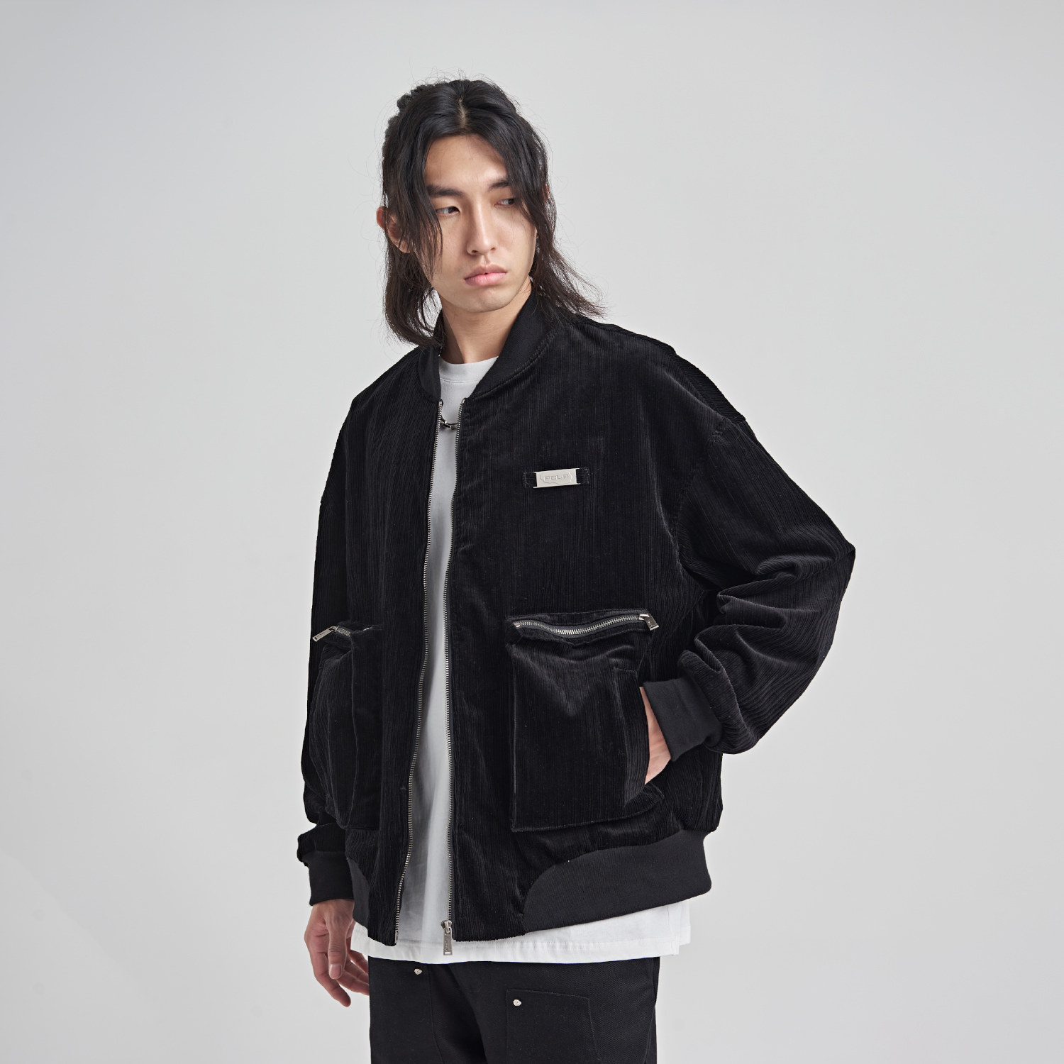 PCLP Light Core Suede Baseball Uniform National Tide Card Autumn Clothing Spring Autumn Season Tooling Men's Jacket