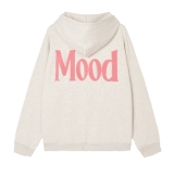 PCLP Демисезонный балахон, ретро трикотажная толстовка с капюшоном, этнический стиль, свободный крой, в американском стиле