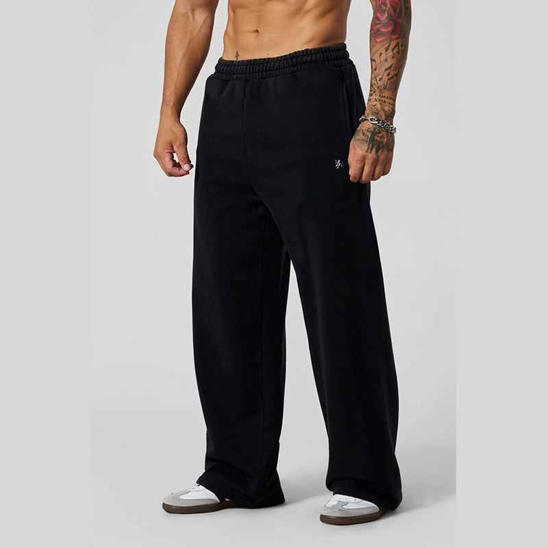 European and American Style Youngla Straight-Leg Sweatpants for Men and Women, Loose Fit, Large Size, Cotton Casual Sports Jogging Fashion Trousers European and American Style Youngla Straight-Leg Sweatpants for Men and Women, Loose Fit, Large Size, Cotton Casual Sports Jogging Fashion Trousers