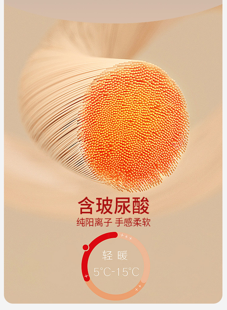 Kappa 情侣玻尿酸阳离子保暖内衣套装 图4