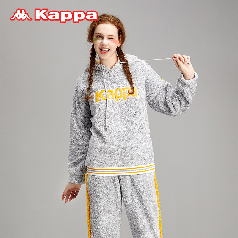 Kappa 卡帕 情侣款 双面绒家居服套装 KP1H13 天猫优惠券折后￥99包邮（￥239-140）