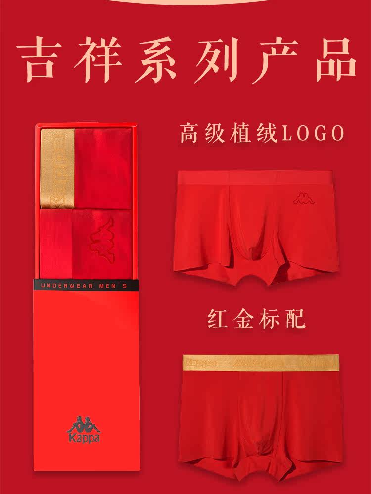 Kappa 男士 50支莫代尔 一片式内裤 2条 无缝热贴合 图2
