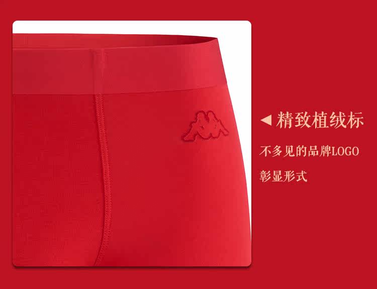 Kappa 男士 50支莫代尔 一片式内裤 2条 无缝热贴合 图7