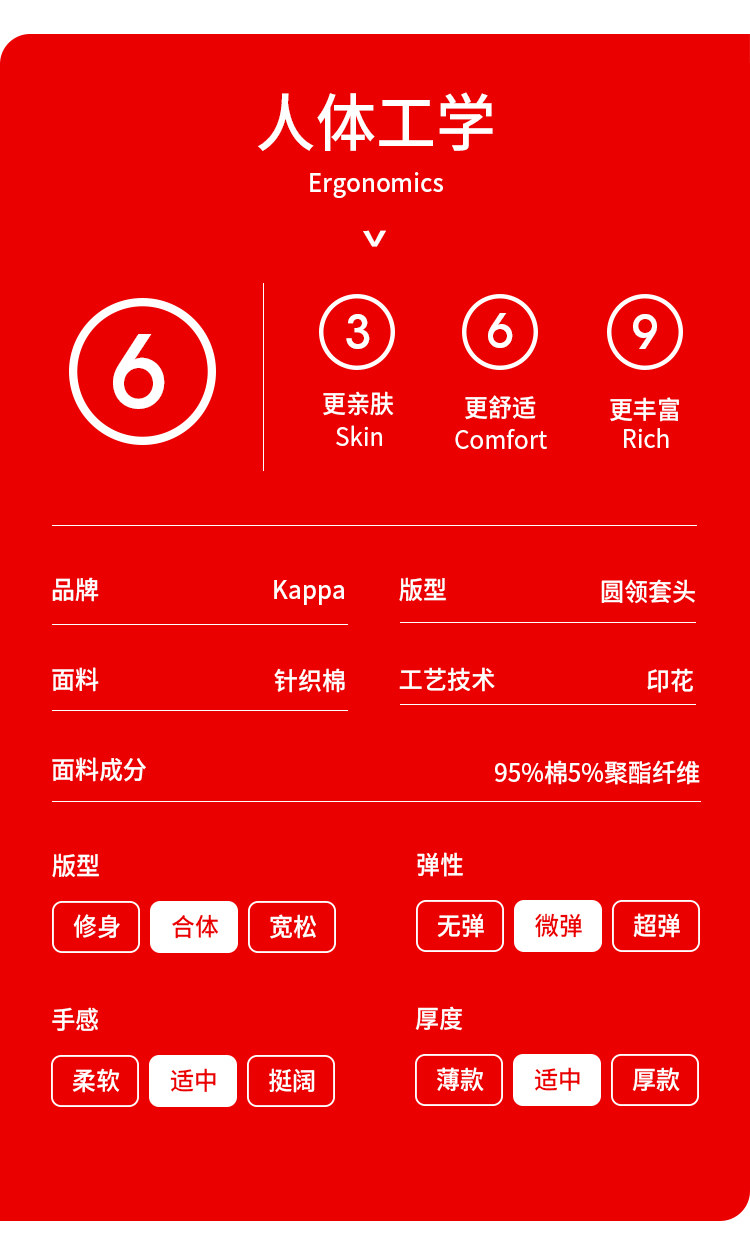 Kappa 情侣款 休闲款 家居服套装 图4