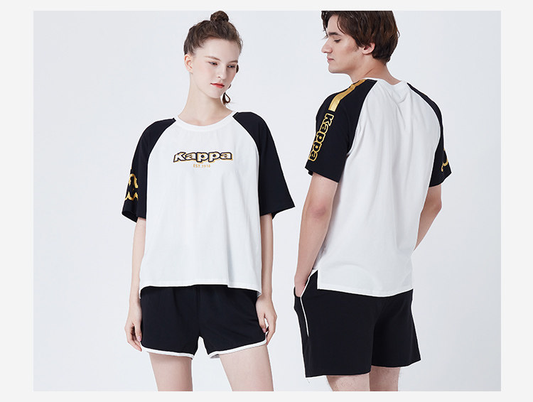 Kappa卡帕 情侣款 紧赛纺棉 运动家居服套装 图8