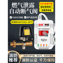 Gas Leak Alarm Gas Leak Automatic Gas Cutoff Valve Liquefied Gas Pressure Reducing Valve Commercial Gas Safety Three