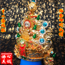 Diochi Hat pure hand paint wire gold paper cap high - end god hat statue hat handmade cap