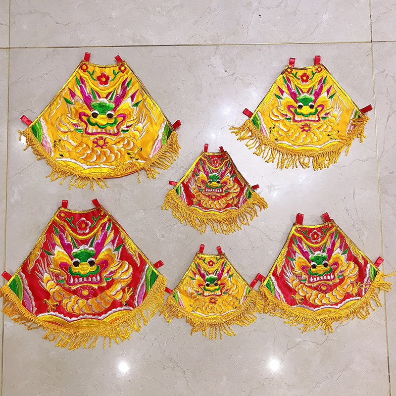 Table statue tablet embroidery Ma Zu's belly with belly embroidery and tablet gown