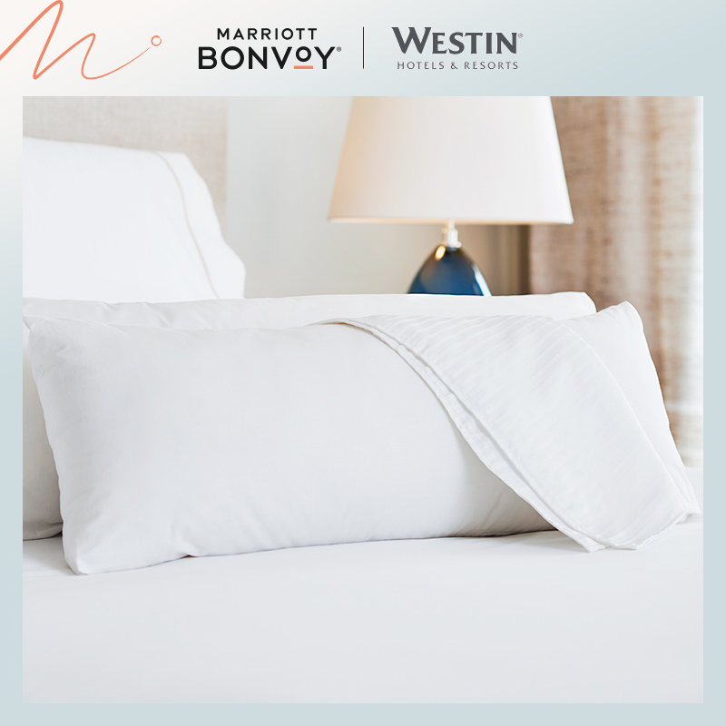 Westin Hotel Decoration Hug Pillow Core Five Star Hotel Home Practical Pure Cotton Cushions Sofa Long Waist Pillow