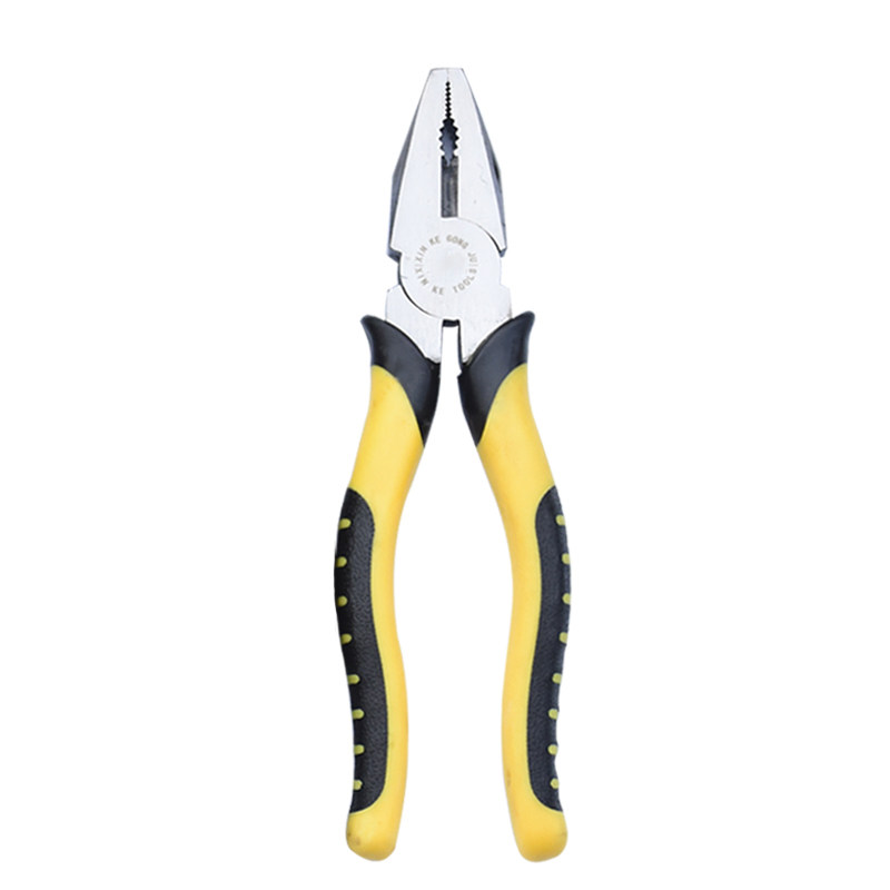 Non Overflight Yellow Old Tiger Pincers 8 Inch Multifunction Labor-saving Electrician Pliers Wire Pliers Wire Clippers