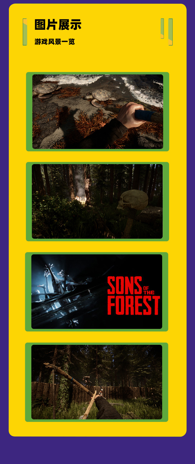 steam森林之子2激活码Key正版入库国区Sons Of TheFore
st在线联机