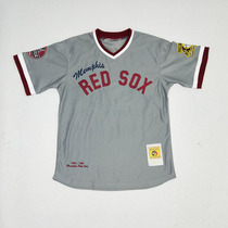 European and American baseball uniforms Red Sox hip hop Hip Hop Hip Hop Harajuku large size men and women couples short sleeve shirt T-shirt