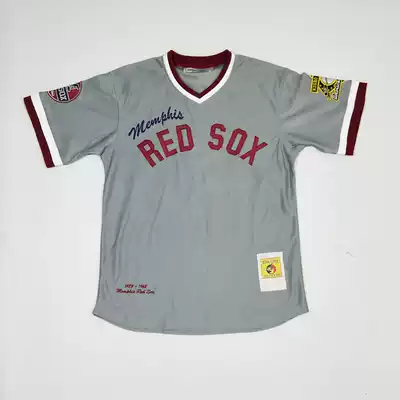 European and American baseball uniforms Red Sox Hip Hop Hip Harajuku Large Size Men and Women Couple Short Sleeve Jersey T-Shirt