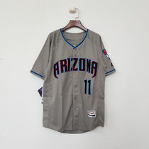 Korean version of loose big short sleeve top gradient baseball uniform female loose bf cardigan mens Jersey hip hop hiphop tide