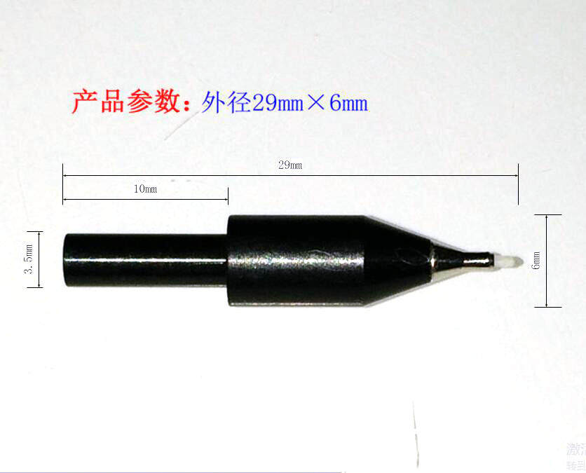 Glasses equipment accessories Shanghai via the focal power of the point of contact with the central point pressure lever to beat the point needle