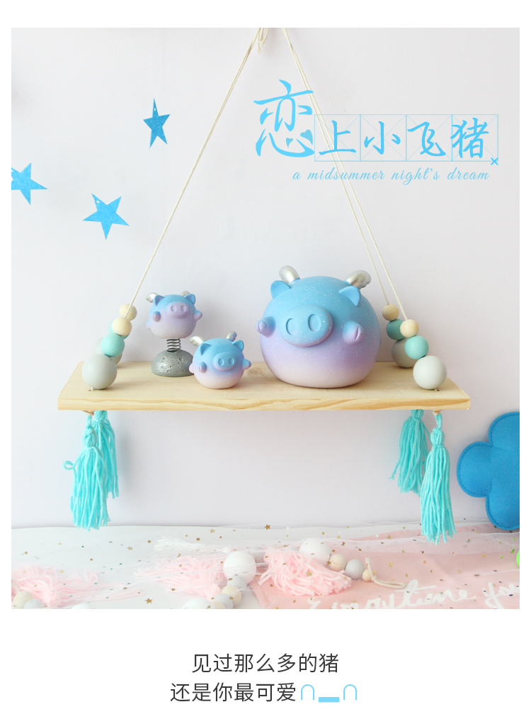 Heo nhỏ dễ thương lợn nhựa ngân hàng phòng trẻ em phụ kiện nhà 2019 heo năm heo đất hoạt hình trang trí máy tính để bàn phụ kiện trang trí ban công
