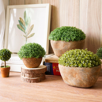 Life American country simulation plant bonsai small ornaments pastoral green plant plant simulation Flower home accessories