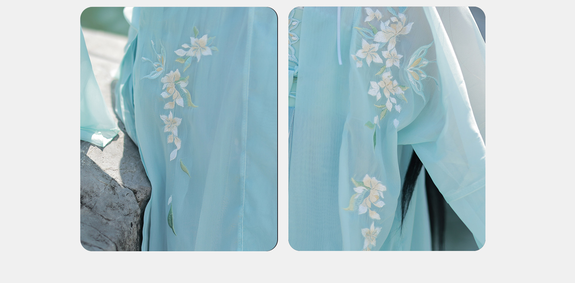 【中國直郵】 青錦閣 春秋款中國風古裝漢元素齊胸襦裙超仙唐製漢服 外披+上衣+吊帶裙+披帛 S