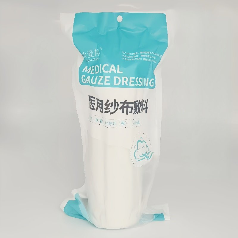 Sterile Large Gauze Roll, Medical Absorbent Gauze Roll, Filter Gauze Pads, Baby Saliva Towel, Large Roll Size, Abdominal Wrap