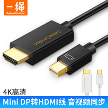 mini dp turnhdmi line 4K thunder apple surface pro apple computer connection monitor screen converter