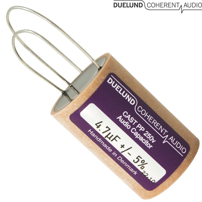 DuelundのキャストPPおよびシルバーPPコンデンサは、豊かで鮮やか、高密度で自然な温かみのあるサウンドを実現します！