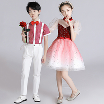 Childrens Day Childrens Day host dress girls performance costume boys chorus recitation group competition costumes