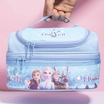Meals Pocket Children Elementary School Kids Lunch Box Handbag Carry-on Bags Large Number Meals Bag Lunchbox Lunchbag Double Insulation Bag Crossbar