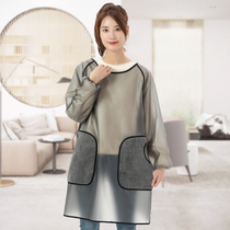 Pet Beautician Working Clothing Anti-Hair Waterproof Pet Shop Bath Waterproof Apron Special Nonstick Fur Long Sleeve Hood Clothing