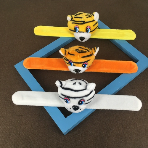 Милая креативная детская плюшевая кукла для взрослых, браслет, тигр
