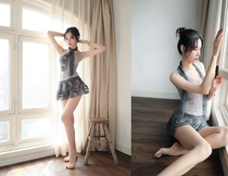 Sex underwear womens pajamas hollow perspective net clothes transparent husband short skirt sexy tight temptation flirting cute