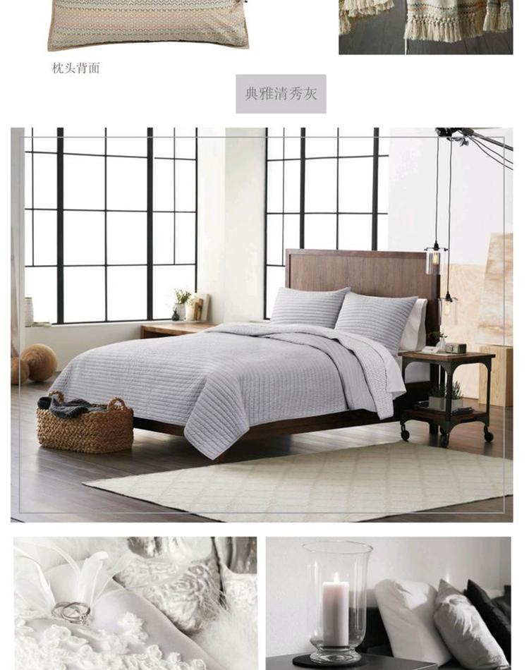 Hạt gạo mới thêu AB phiên bản cotton giặt quilting điều hòa không khí trải giường mỏng là ba mảnh chất lượng đa sắc khuyến nghị - Trải giường ga giường cotton