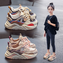Next Children's Shoes 2022 Spring New Children's Shoes Big Children's Breathable Mesh Torre Shoes Girls Sports Shoes Spring and Autumn