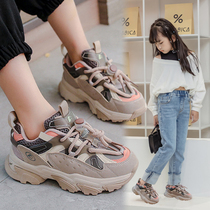 Next sara girls sneakers 2022 spring and autumn new girls big children's torre shoes soft bottom children's shoes