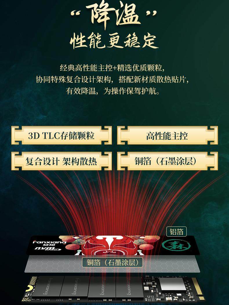 Fanxiang S6901T Solid State Drive M2Ssd Solid State Drive 2t Desktop Computer Laptop Pcie4.0