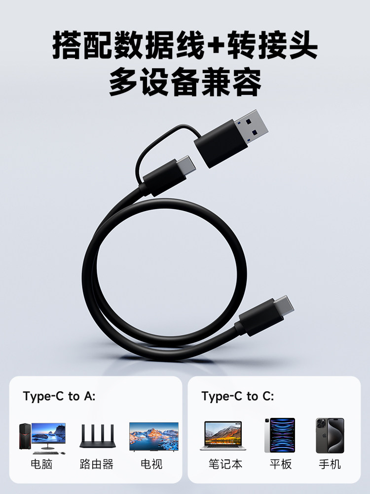 Fanxiang Mobile Solid-State Drive 1t Is Suitable for External Storage of Apple Mobile Phones, Computers, Desktops and Notebooks, High-Speed Pssd