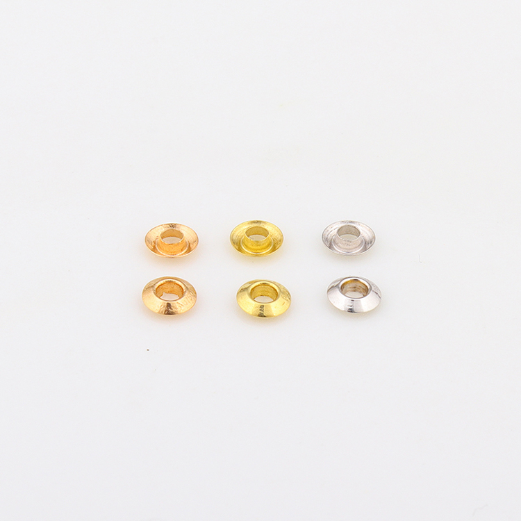 Miếng dán ngọc trai vàng 18K qua chuỗi trái tim spacer 750 vòng tay chuỗi hạt ngọc trai miếng lớn miếng vá phụ kiện DIY - Vòng chân lắc chân nữ vàng đẹp
