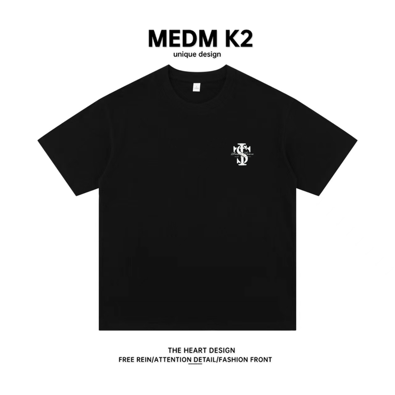 Stk Series 2026Ss Trendy American Retro Casual Loose Small Logo Basic Short-Sleeve T-Shirt Unisex Tee Stk Series 2026Ss Trendy American Retro Casual Loose Small Logo Basic Short-Sleeve T-Shirt Unisex Tee