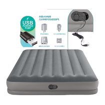 INTEX camping tent inflatable mattress lunch bed USB automatic air pump outdoor single and double bed floor