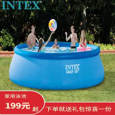 INTEX inflatable swimming pool children home thickened children super large indoor family paddling pool adults Outdoor