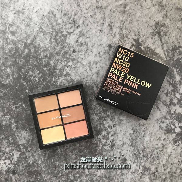 In-Stock Mac Concealer&Correct Professional Six-Color Concealer and Contouring Palette Light, Medium
